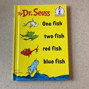 Dr. Seuss One Fish Two Fish Red Fish Blue Fish Book